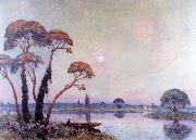 unknow artist Fishermen by the Banks of the Loire painting